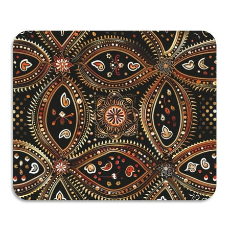 

ALAZA Dish Drying Mat for Kitchen Bohemian Mandala Paisley Flower Counter Absorbent Draining Pad 15.7 x11.8