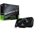 thumbnail image 2 of MSI GeForce RTX 5070 12G Shadow 2X OC - Tarjeta gráfica Extreme Performance: 2557 MHz, 28 Gbps, 12GB GDDR7, 192-bit, PCI Express® Gen 5, 2 of 5