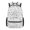 White2, variant on 17-inch Floral-Print Backpack, Fun DIY Coloring Backpack with a Spacious Main Compartment and Zippers,Lightweight & Soft for Sports Travel and Gym