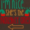 thumbnail image 3 of CafePress - Im Nice She's Naughty Elf Ha T Shirt - Men's Classic Graphic Cotton T-Shirt, 3 of 4