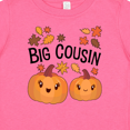 thumbnail image 4 of Inktastic Big Cousin Pumpkins with Fall Leaves Boys or Girls Baby T-Shirt, 4 of 5
