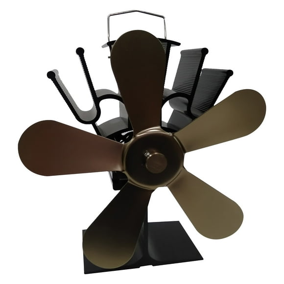 EGNMCR Portable Fan Desk Fan Stove Fan Wood Stove Fan Fireplace Fan Heat-powered Fan With 5 Blades Fireplace fan
