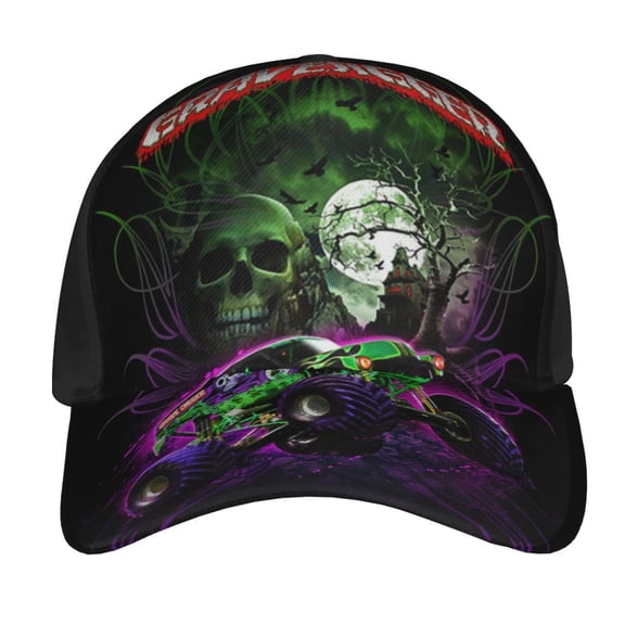 Grave Digger Trucks Baseball Cap Adjustable Snapback Hat Hip Hop Dad Caps Men Women