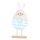 thumbnail image 1 of Adornos de conejo de Pascua, decoración de Pascua, figura de conejo coleccionable Azul, 1 of 9