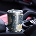 thumbnail image 4 of 30oz Pioneer Flower Tumblers Stainless Steel Tumbler with Lid and Straw,Vacuum Insulated Double Wall Travel Tumbler Cups Mug with Cleaning Brush for Coffee,Tea, 4 of 7