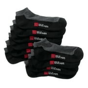 Wilson - Men's Performance Low-Cut Socks, Black 5-Pack