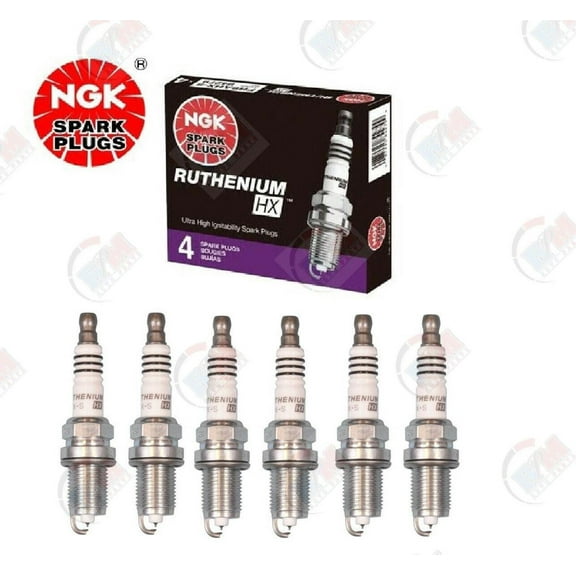 NGK RUTHENIUM HX Spark Plugs LFR6AHXS 94122 Set of 6