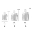 thumbnail image 3 of 12 Pieces Packaging Bags Refillable Reusable Leakproof Small for Hand Sanitizer Lotion Stand-up Pouch 30/50/100ml Sub-packaging Bag Hand Cosmetic Type2, 3 of 9