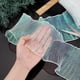 thumbnail image 3 of Tela de tul de organza con volantes y pliegues de 7 yardas, con apliques y encaje., 3 of 9