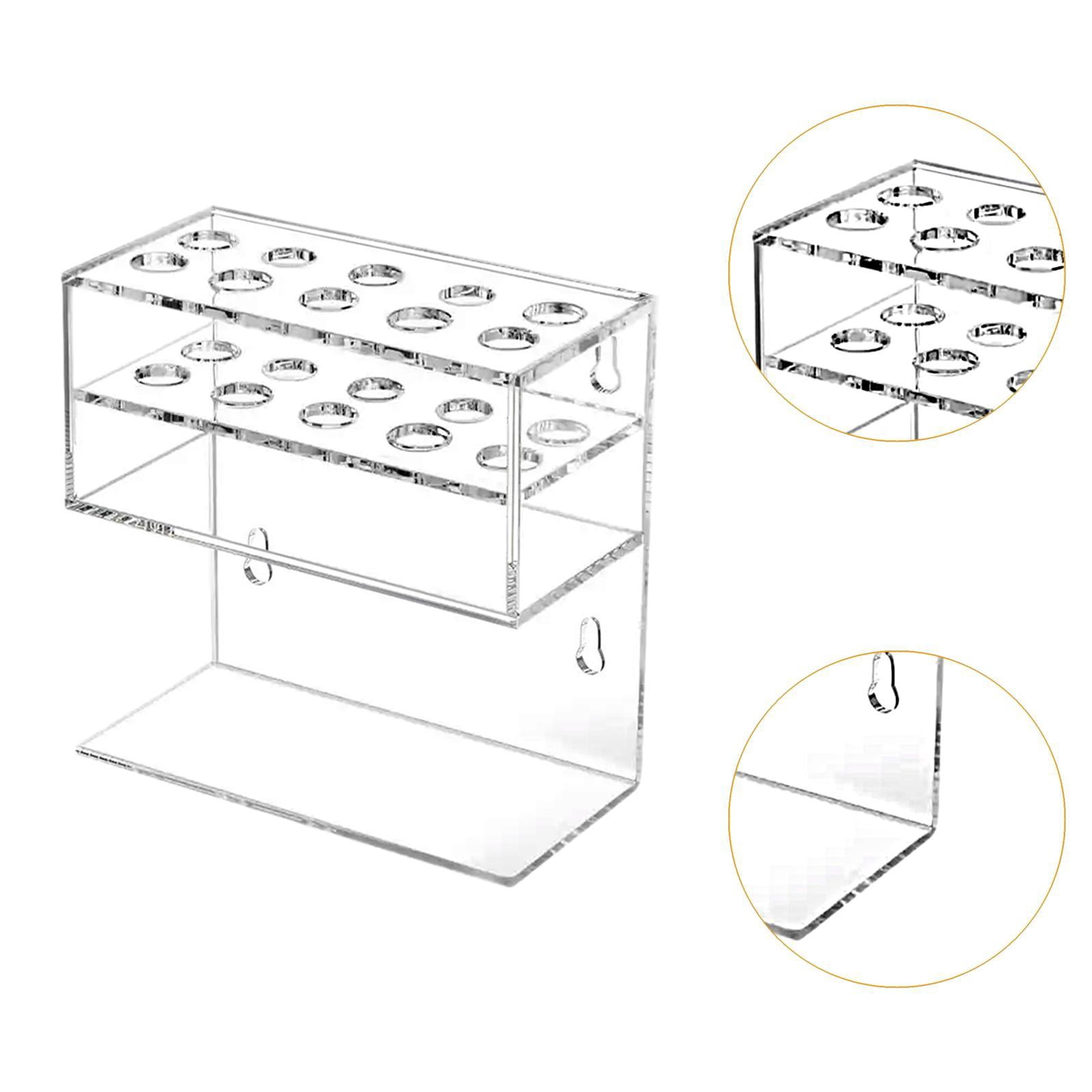 HILABEE Wall Mounted Marker Organizer Marker Holder Organizer Multifunctional Practical Minimalist Pen Holder for Office Markers Home