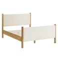 thumbnail image 6 of Maven Queen Size Boucle Upholstered Platform Bed in Feather Oak, 6 of 9