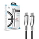 thumbnail image 1 of Cable de carga Naztech Titanium USB-C a USB-C de 1,8 m, negro, 1 of 7