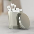 thumbnail image 3 of nu steel Special Metal Bathroom Vanity Countertop Storage Organizer Canister Jar, 3 of 5