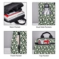 thumbnail image 4 of Naloa White Daisies and Bee Print Lightweight DayBackpack Suitable for school, work, shopping, travel, etc., 4 of 5