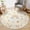 Beige, variant on Washable Alphabet ABC Round Rug 3.14ft, Kids Astronaut Space Circle Carpet, Soft Non-Slip Educational Area Rug for Classroom, Playroom & Kids Room Decor, Blue