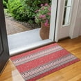 thumbnail image 2 of Red Christmas Striped Pattern Door Rugs,Washable Non Slip Door Mats Indoor,Decorative Door Mats,Entry Mat Indoor for Entrance,Bedroom,Kitchen,Bathroom,17"x30", 2 of 6