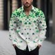 thumbnail image 1 of Ceisia Fashion Mens Graphic Printed Round Neck Gift Long Sleeve Casual Fashion Daily Wear Tee Tops, 1 of 5