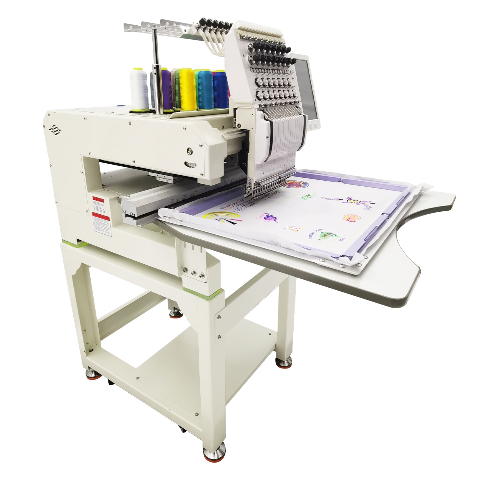 Commercial Embroidery Machine with 15 Needles Single Head Automatic Embroider Machine AC110V-220V