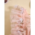 thumbnail image 6 of Musuos Baby Girls Rompers Dress 6 12 18 24Months Flower Embroidered Fly Sleeve Mesh Skirt Hem Bodysuits with Headband Cute Summer Outfits, 6 of 9