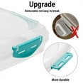 thumbnail image 4 of 3 PCS Sandwich Containers - Microwave and Dishwasher Safe Kitchen Storage Containers with Upgraded Snaps, Lunch Boxes, 4 of 7