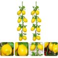 thumbnail image 4 of Faux Lemon Decoration, Artificial Lemons With Green Leaves And Creative Design, Eco-Friendly Material For Home Decoration And Photography Props (2Pcs), 4 of 8