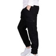 thumbnail image 5 of Kiijoy Toddler Boys Cargo Pants Stretch Elastic Waist Twill Pants Joggers, Sizes 4-5, 5 of 6