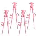 thumbnail image 1 of palillos para niños, ayuda para aprender a usar los palillos, palillos de entrenamiento con animales para principiantes., 1 of 4