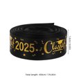 thumbnail image 2 of BESTYASH Graduation Party Black Ribbon for Wrapping Presents and Crafting with Foil Design, 2 of 8