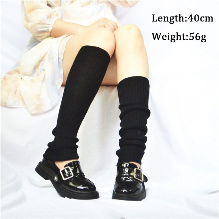 New Trend Stretchable leggings Thigh protector Crochet Clothes Knitted Wool  Calf Socks Leg Warmers Furry Ankle PURPLE 