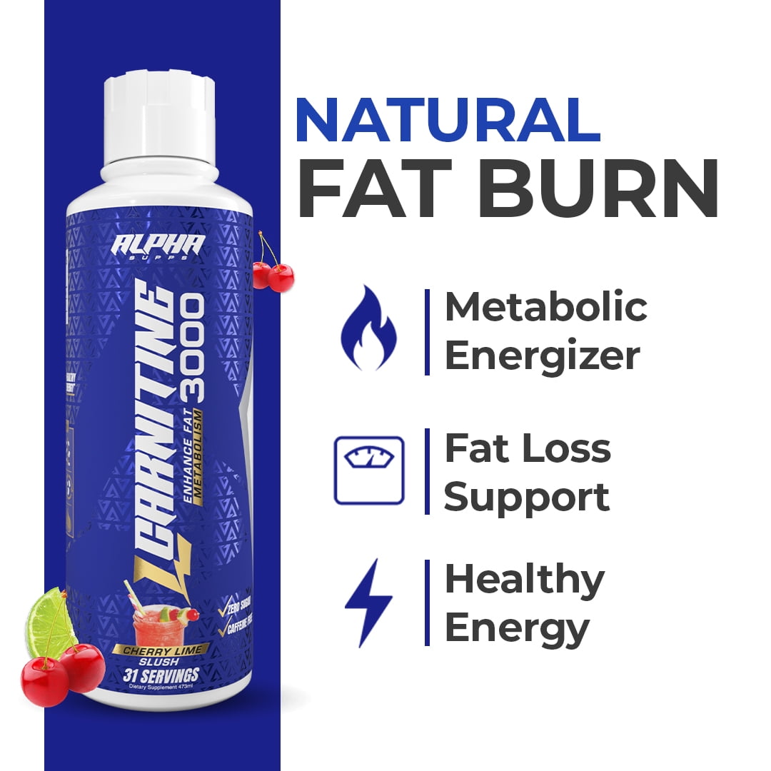 Alpha Supps L-Carnitine Liquid 3000 - Stimulant Free Ecuador