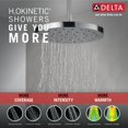 thumbnail image 4 of Delta 52160-25 Universal Showering 12" Round 2.5 GPM Single Function Rain Shower Head -, 4 of 6