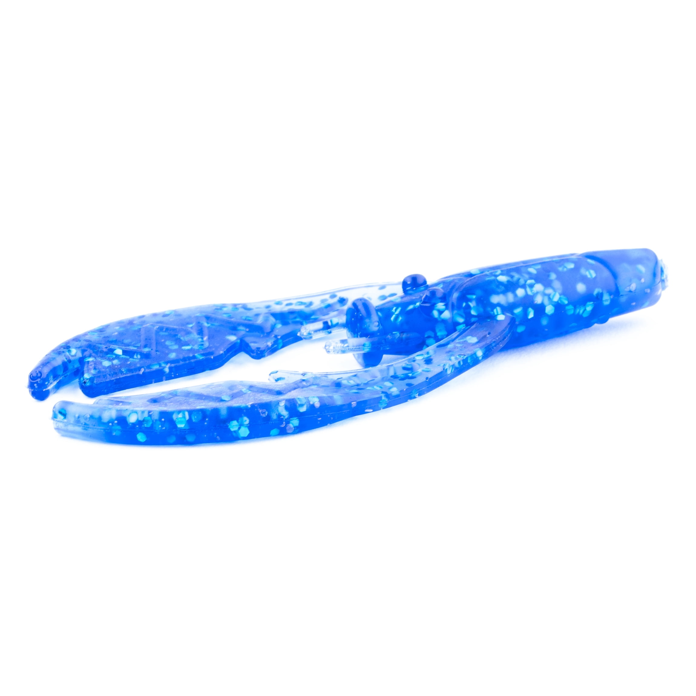 (2 pack) NetBait Paca Chunk, Sapphire Blue, Crawfish Fishing Soft Baits, 6 pieces