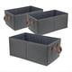 thumbnail image 1 of Contenedores de Almacenamiento de Gran Capacidad, Cajas Plegables Resistentes para Organizar Ropa, Sábanas, Juguetes y Libros (Paquete de 3), 1 of 5