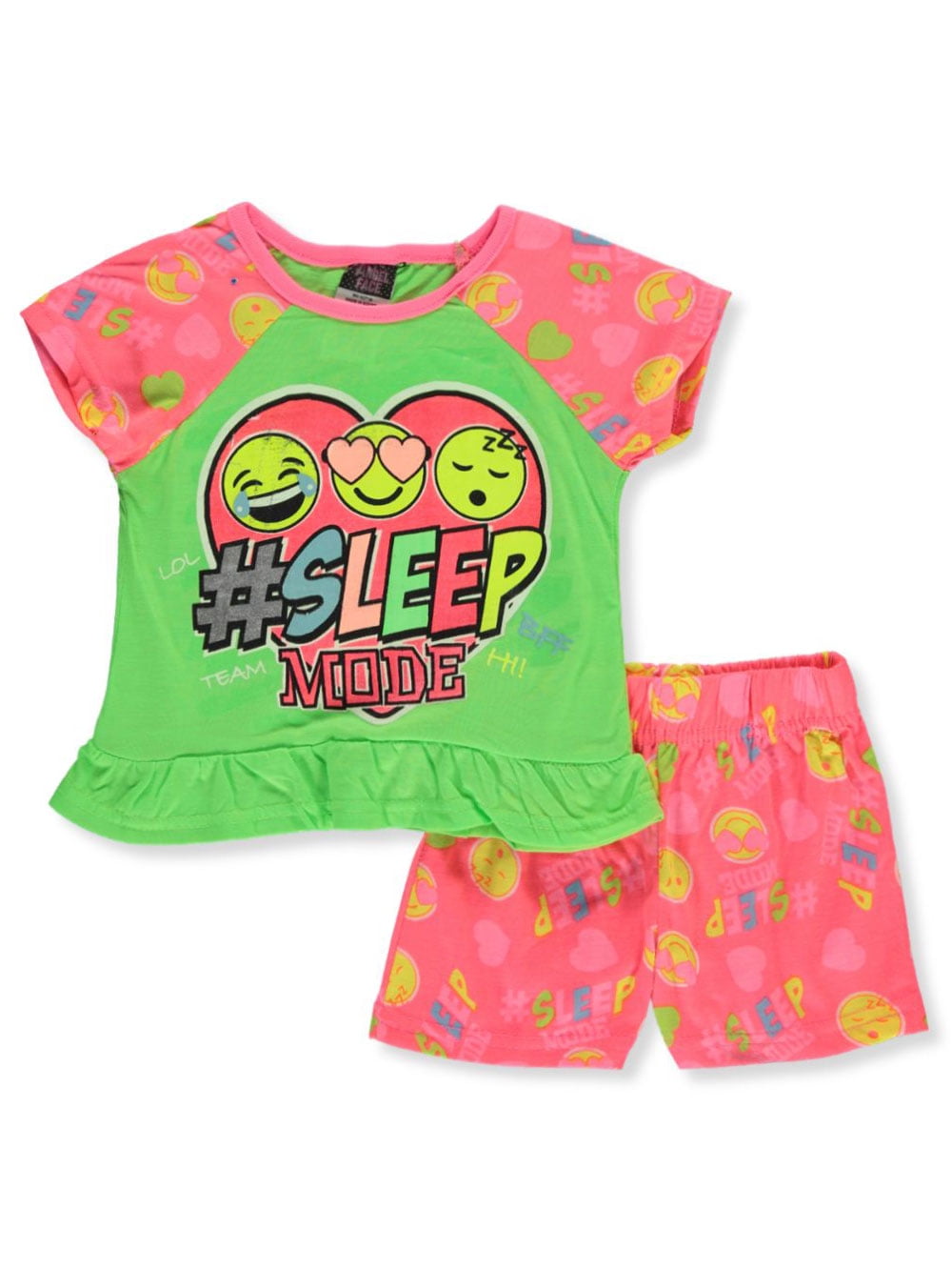Angel Face Angel Face Girls' Sleep Mode 2Piece Pajamas (Toddler