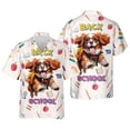 thumbnail image 3 of Back to School Cute Cavalier King Charles Spaniel Hawaiian Shirt Breathable Summer Unisex Merch Dog Lover Gifts - 13010, 3 of 6