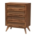 thumbnail image 5 of Baxton Studio Asami Brown Wood and Woven Rattan King Size 5-Piece Bedroom Set, 5 of 15