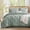 03 Sage Green, variant on U by Bedsure Queen Comforter Set Grey, Bed in a Bag Queen Size Bedding, 7 Pieces Pinch Pleat All Season Comforter with Sheets, Pillowcases & Shams