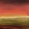 thumbnail image 2 of Harper, Ethan 26x26 Gold Ornate Wood Framed with Double Matting Museum Art Print Titled - Abstract Horizon I, 2 of 4