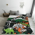 thumbnail image 5 of Honeii Dinosaur Skeleton Print Fleece Blanket - Throw Blanket for Bed, Sofa, Couch, Camping, and Travel , Microplush Ultra Soft Warm Blanket-60"x50", 5 of 7