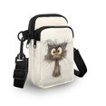 thumbnail image 3 of HELLHERO Polyester Crossbody Bags with Zipper Closed Cross Body Purse for Outdoor Holiday Travel(Cat Pattern), 3 of 7
