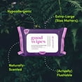 thumbnail image 2 of BUTTERFLY- Flushable Butt Wipes Lavender Fragrance 3 Pack Of 150 Wipes Lavender Resealable, 2 of 5