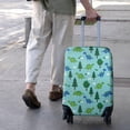 thumbnail image 3 of Light Blue Dinosaurs Forest Pattern Luggage Cover Fashion Suitcase Cover Baggage Covers Fit 25-28 Inch Luggage (Go Travel), 3 of 5