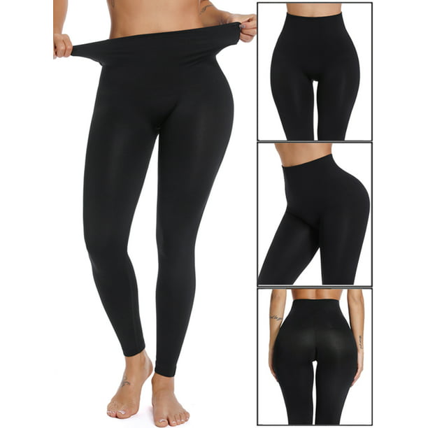 FITVALEN Seamless High Waisted Compression Leggings Anti-Cellulite Push ...