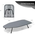 thumbnail image 5 of NEUMASTER Foldable Tabletop Ironing Board, Mini Compact Desktop Iron Board, Portable Small Countertop Ironing Board with Heat Resistant Cover, Fold & Storage Design for Dorm, Apartment, Travel & Smal, 5 of 8