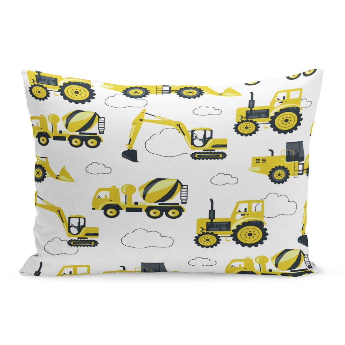 ECCOT Asphalt Tractor Yellow Heavy Construction Machines Digger Baby