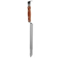 thumbnail image 3 of Cuchillo raspador cortador de miel multifuncional de acero inoxidable, herramienta de apicultura con mango de madera, 3 of 14