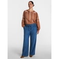 thumbnail image 2 of Scenario Women's Drapey Denim Jeans, Short and Regular Inseam, Sizes XS-XXXL, 2 of 7