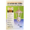 thumbnail image 1 of Maxsa Innovations 3931169 Motion-Sensing LED White Outdoor Light Fixture, Battery Powered, 1 of 4