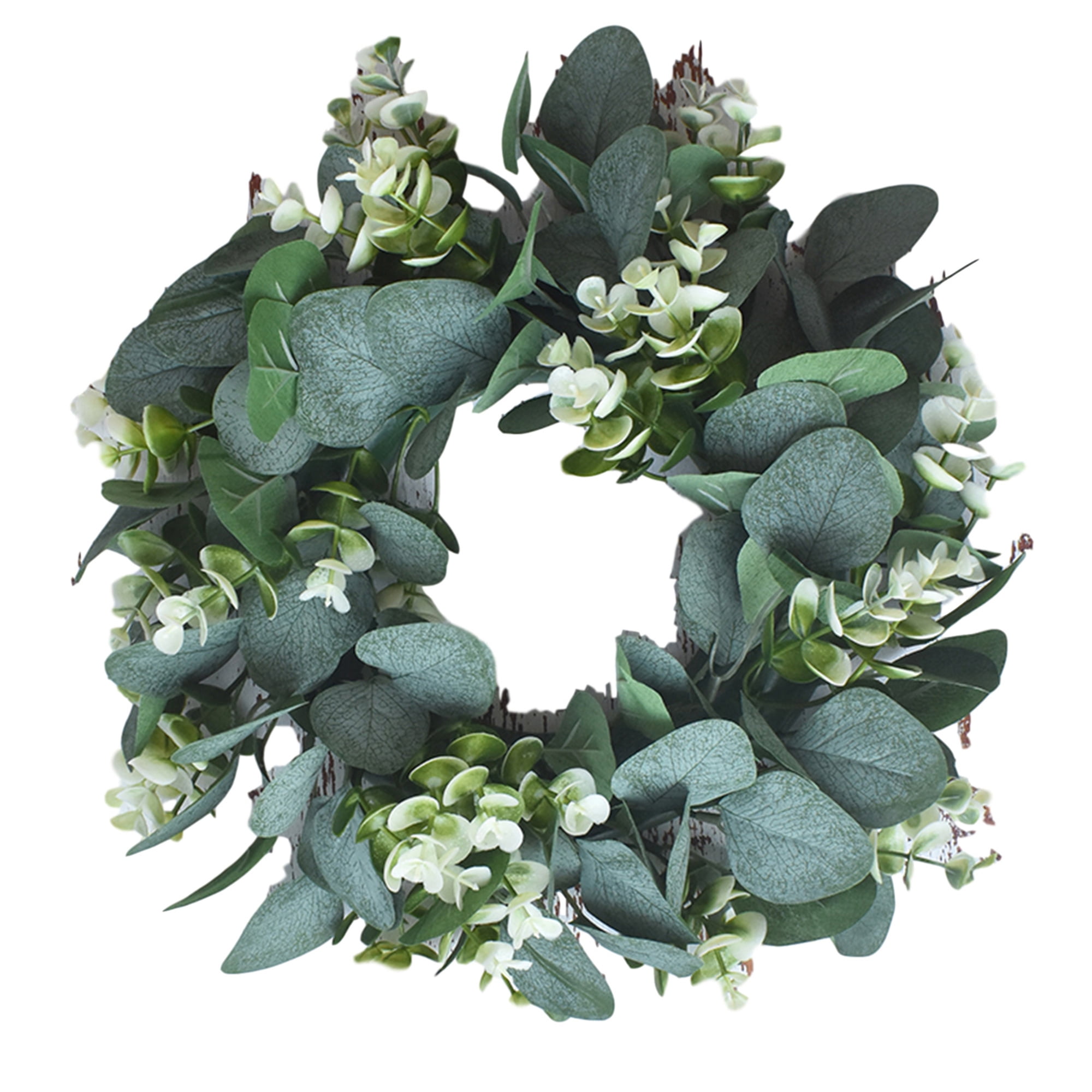 COUTEXYI Christmas Olive Leaf Eucalyptus Wreath, Leaves Garland
