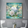 thumbnail image 2 of 5D Diamond Painting Kits for Adults Beginners, Yellow Rose Diamond Art, DIY Full Round Drill Diamond Dot Gem Art Kits for Adults, Home Wall Decor 13.78x13.78 Inch, 2 of 4
